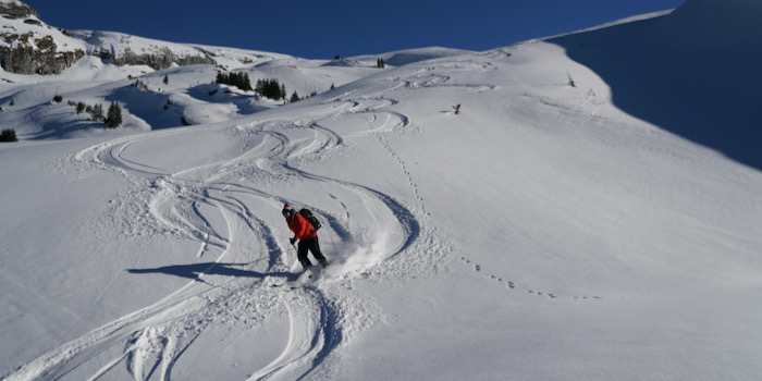 ... auf der Abfahrt.
