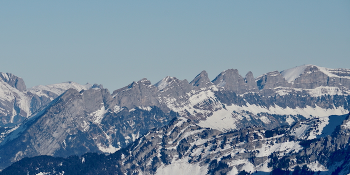 ... und in  die weite (Churfirsten).