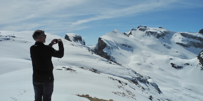 Letzter (klarer) Blick hinüber zum Blüemberg.