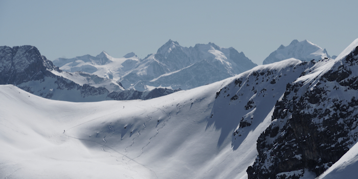 Blick ins Berninagebiet