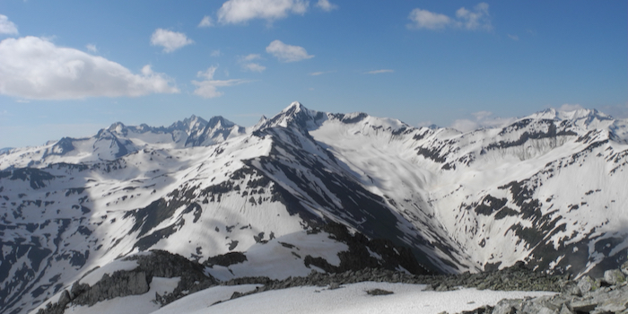 Der Klassiker – Gr Muttenhorn – hatte auch Besuch.