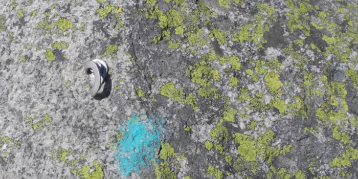 Beeindruckender Schnee/Eisdruck.