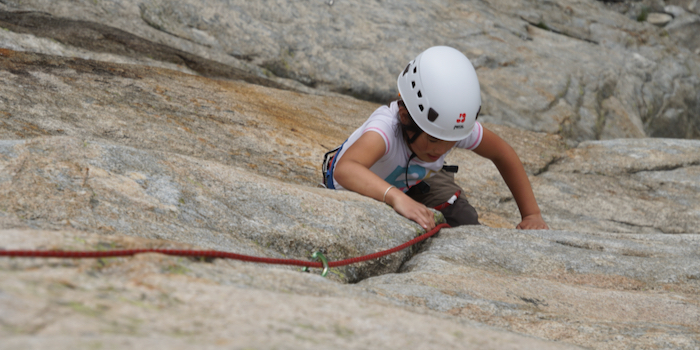 Toprope, da etwas schwieriger