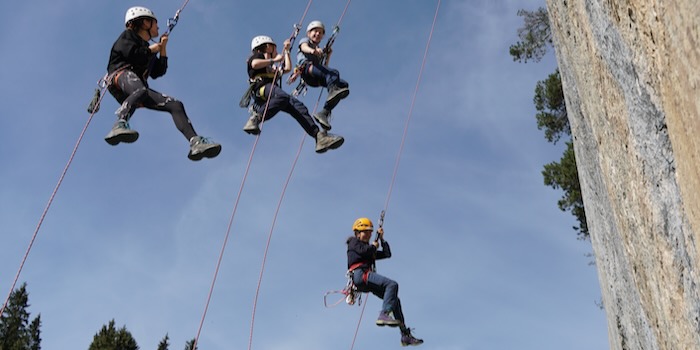 Abseilen – immer wieder spektakulär!