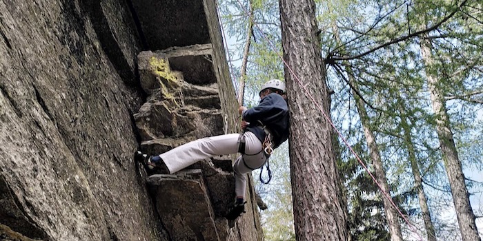 Klettern einmal anders (Foto Ignaz B)