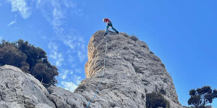 Exponierter Turm im 5c-Bereich