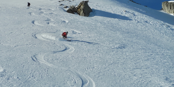 Unverfahrene Hänge.