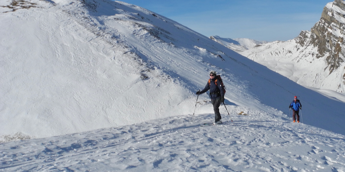 Kurz vor dem Gipfel am 1.1..