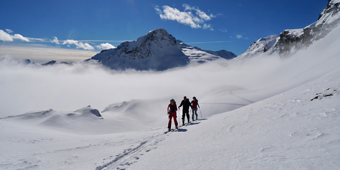 Rückkehr vom Piz Turba