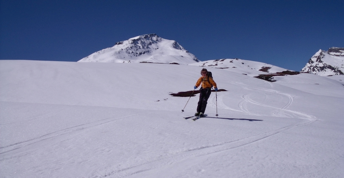 Abfahrt vom Marscholhorn