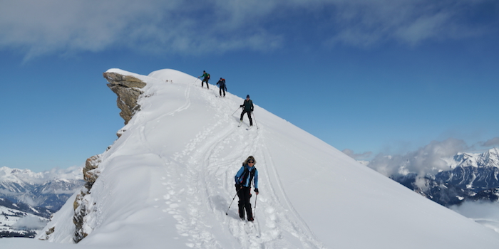 Überschreitung am Parpeinahorn.