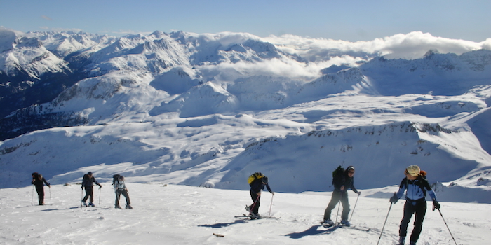 Unschwieriger Aufstieg zum Beverin pintg.